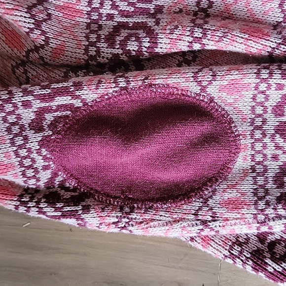 435 By Matilda Jane "Sleigh All Day" Geometeic Knit Cardigan~Size 12 - Picture 6 of 7